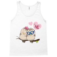 Owl Couple Goals With Love Heart Tank Top | Artistshot