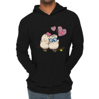 Owl Couple Goals With Love Heart Lightweight Hoodie | Artistshot