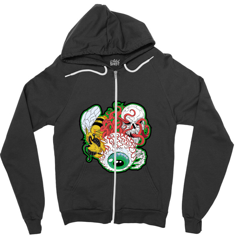 Eye Of Cthulhu Zipper Hoodie | Artistshot