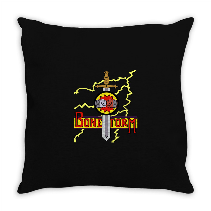 Bonestorm Clear Throw Pillow | Artistshot