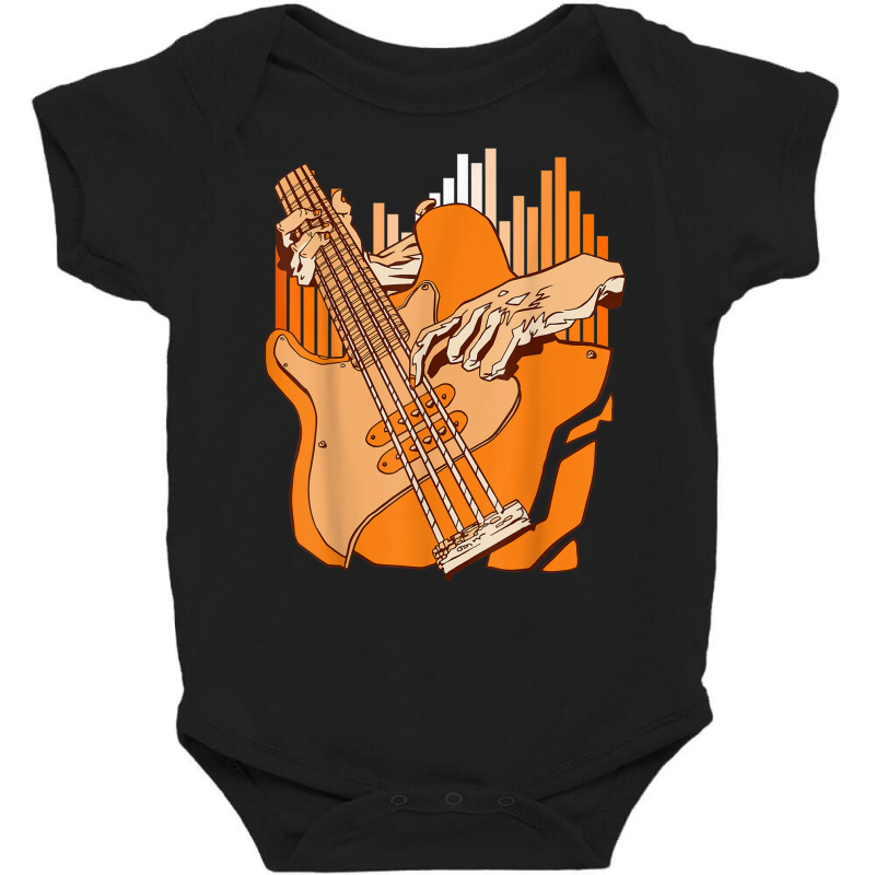 Bass Guitar Player Bassist String Instrument Music Baby Bodysuit | Artistshot