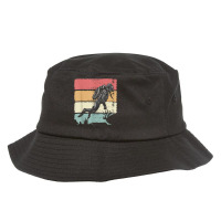 Scuba Diver Underwater Swimming Retro Ocean Diving T Shirt Bucket Hat | Artistshot