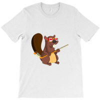 Canadian Cute Animal Gift Beaver Maple Leaf Hockey Canada T-shirt | Artistshot