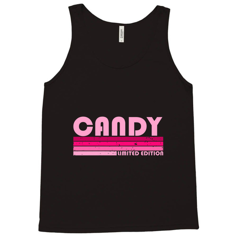 Candy Name Personalized Retro Vintage 80s 90s Birthday Tank Top | Artistshot