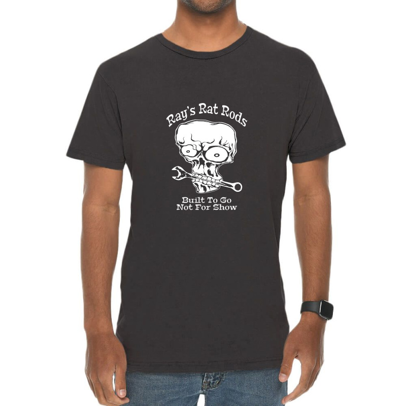 Car Show Garage Skull And Wrench Design Pullover Vintage T-shirt | Artistshot