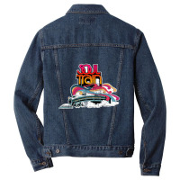 Soul Train, Distressed, The Soul Train, Soul Train Art, Soul Train Vin Men Denim Jacket | Artistshot