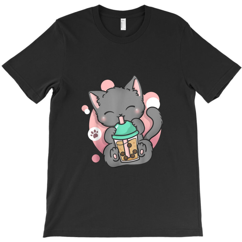 Cat Boba Tea Bubble Tea Anime Kawai Neko T-shirt | Artistshot