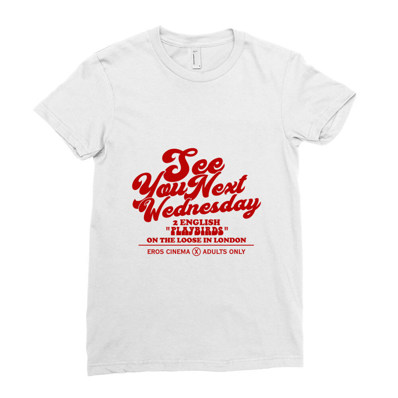 See You Next Wednesday   Fictional Film Ad Ladies Fitted T-shirt | Artistshot