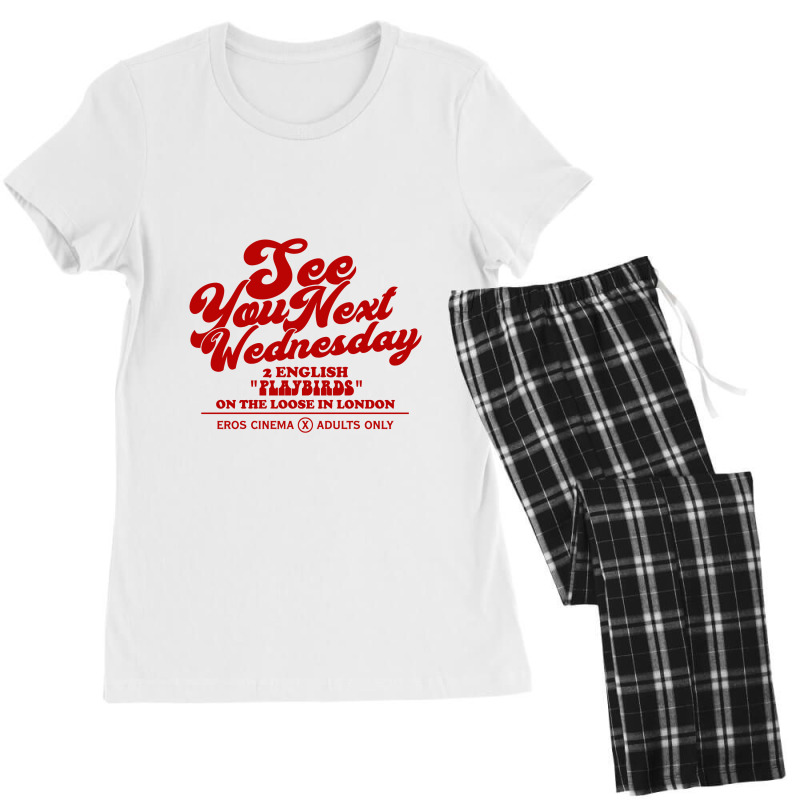 See You Next Wednesday   Fictional Film Ad Women's Pajamas Set | Artistshot