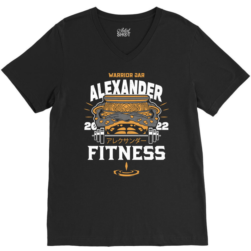 Warrior Jar Fitness, Warrior Jar Fitness Vintage, Warrior Jar Fitness  V-neck Tee | Artistshot