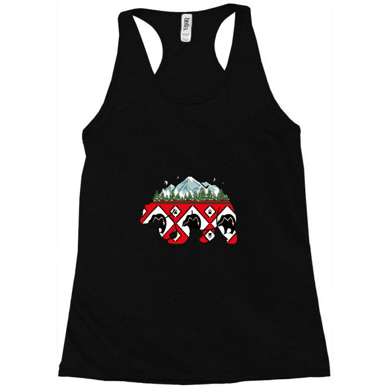 Native American Bear Racerback Tank by DeniseRamsey | Artistshot