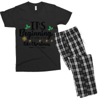 It's Beginning To Look A Lot Like Christmas Men's T-shirt Pajama Set | Artistshot