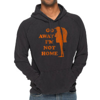 Gru Go Away Im Not Home Distressed Orange Vintage Hoodie | Artistshot