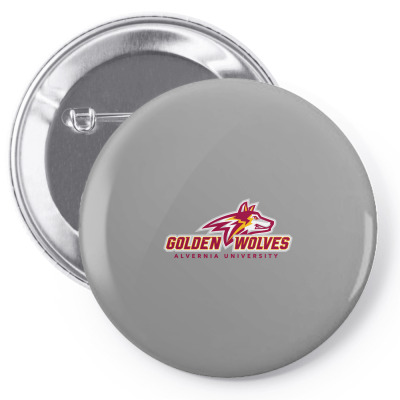 Alvernia Merch,golden Wolves 3 Pin-back Button Designed By Beom Seok Bobae