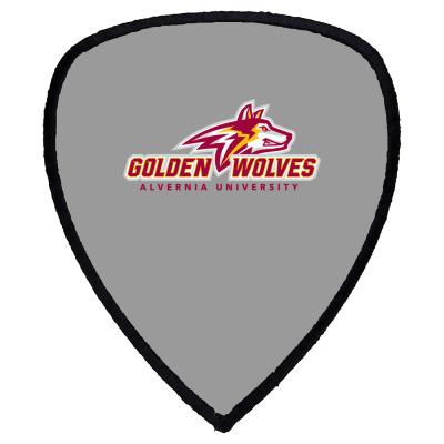 Alvernia Merch,golden Wolves 3 Shield S Patch Designed By Beom Seok Bobae