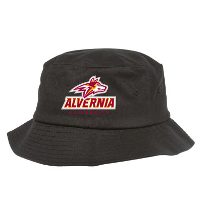 Alvernia Merch,golden Wolves Bucket Hat Designed By Beom Seok Bobae