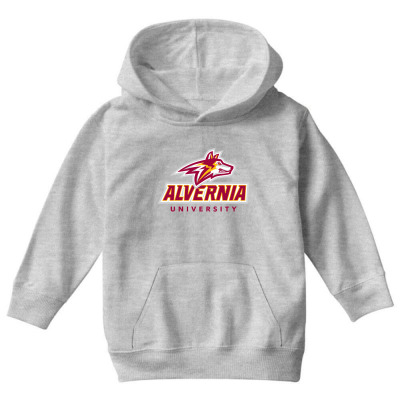 Alvernia Merch,golden Wolves Youth Hoodie Designed By Beom Seok Bobae