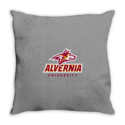 Alvernia Merch,golden Wolves Throw Pillow Designed By Beom Seok Bobae