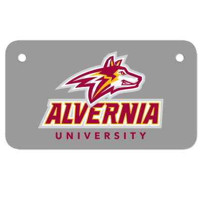 Alvernia Merch,golden Wolves Motorcycle License Plate Designed By Beom Seok Bobae