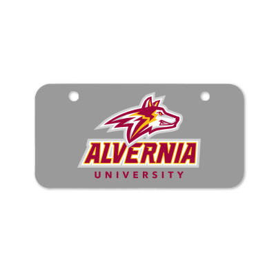 Alvernia Merch,golden Wolves Bicycle License Plate Designed By Beom Seok Bobae