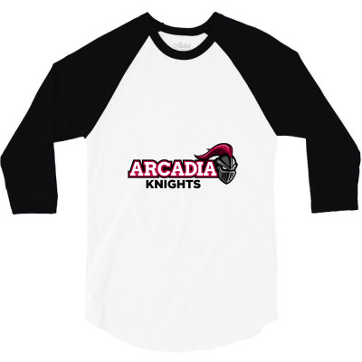 Arcadia Merch,knights 2 3/4 Sleeve Shirt Designed By Beom Seok Bobae