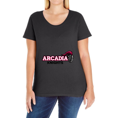 Arcadia Merch,knights 2 Ladies Curvy T-shirt Designed By Beom Seok Bobae