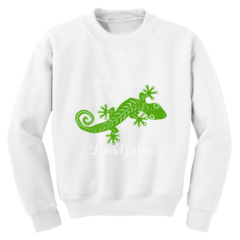 Just A Girl Who Loves Geckos Girls Teens Youth Sweatshirt by thangdinhsinhelf | Artistshot