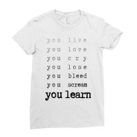 You Learn - Jagged Little Pill Ladies Fitted T-shirt | Artistshot