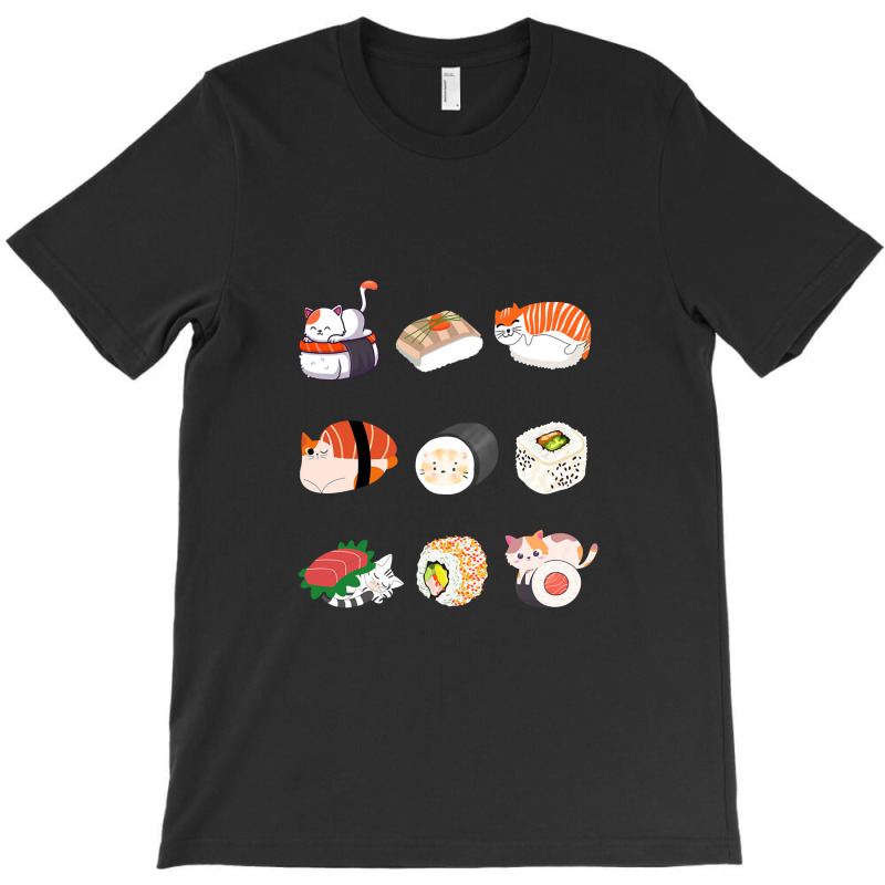 Cat Food Sushi Roller, Anime Movie Lover, Funny Thanksgiving T-shirt | Artistshot