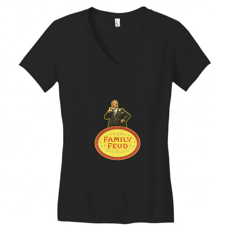 Family Feud Richard Dawson T-shirt Women's V-Neck T-Shirt by JefferyJohnson | Artistshot