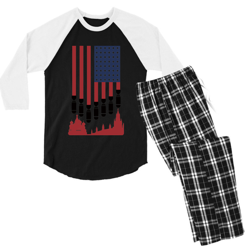 Bomb Russia Men's 3/4 Sleeve Pajama Set by AMYBROKER | Artistshot