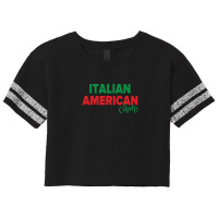 Italian American Mom Roots In Italy United States Of America Scorecard Crop Tee | Artistshot