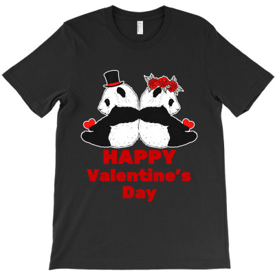 The Loving Couple  Pandas T-shirt Designed By Michael B Erazo