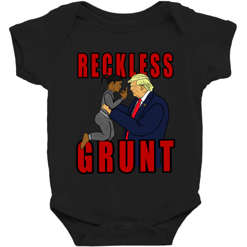 Donald Trump  Reckless Grunt Baby Bodysuit by AMYBROKER | Artistshot