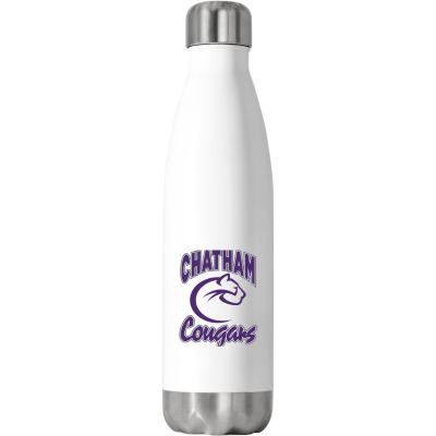 Chatham Merch, Cougars 2 Stainless Steel Water Bottle Designed By Beom Seok Bobae