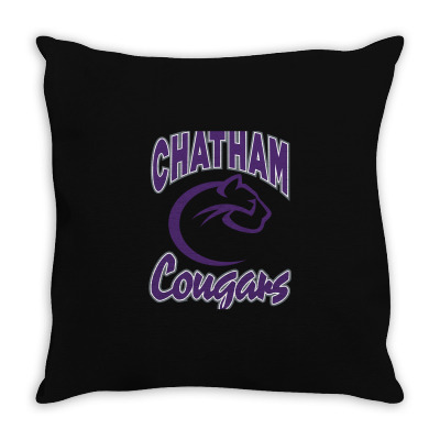 Chatham Merch, Cougars 2 Throw Pillow Designed By Beom Seok Bobae