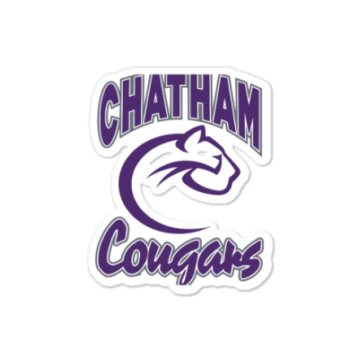 Chatham Merch, Cougars 2 Sticker Designed By Beom Seok Bobae