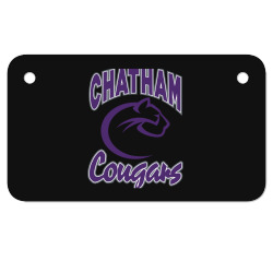 chatham merch, cougars 2 Motorcycle License Plate | Artistshot
