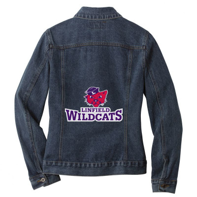 Linfield Merch,wildcats (2) Ladies Denim Jacket Designed By Beom Seok Bobae