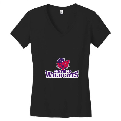 Linfield Merch,wildcats (2) Women's V-neck T-shirt Designed By Beom Seok Bobae