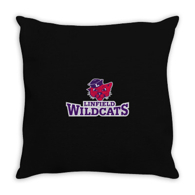 Linfield Merch,wildcats (2) Throw Pillow Designed By Beom Seok Bobae
