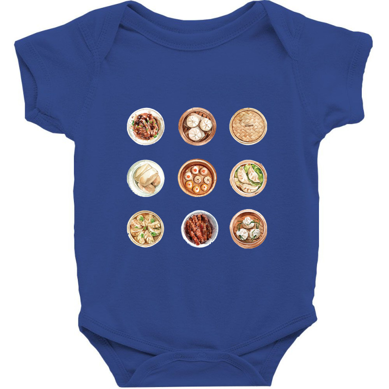 Assorted Chinese Cantonese Dim Sum  Chinese Dim Sum Variety Baby Bodysuit | Artistshot