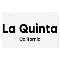 La Quinta California Classic Atv License Plate | Artistshot