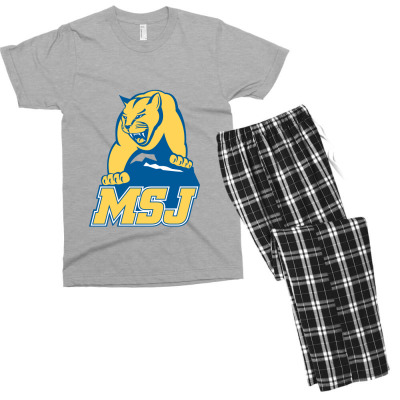 Mount St. Joseph Merch,lions Men's T-shirt Pajama Set Designed By Beom Seok Bobae