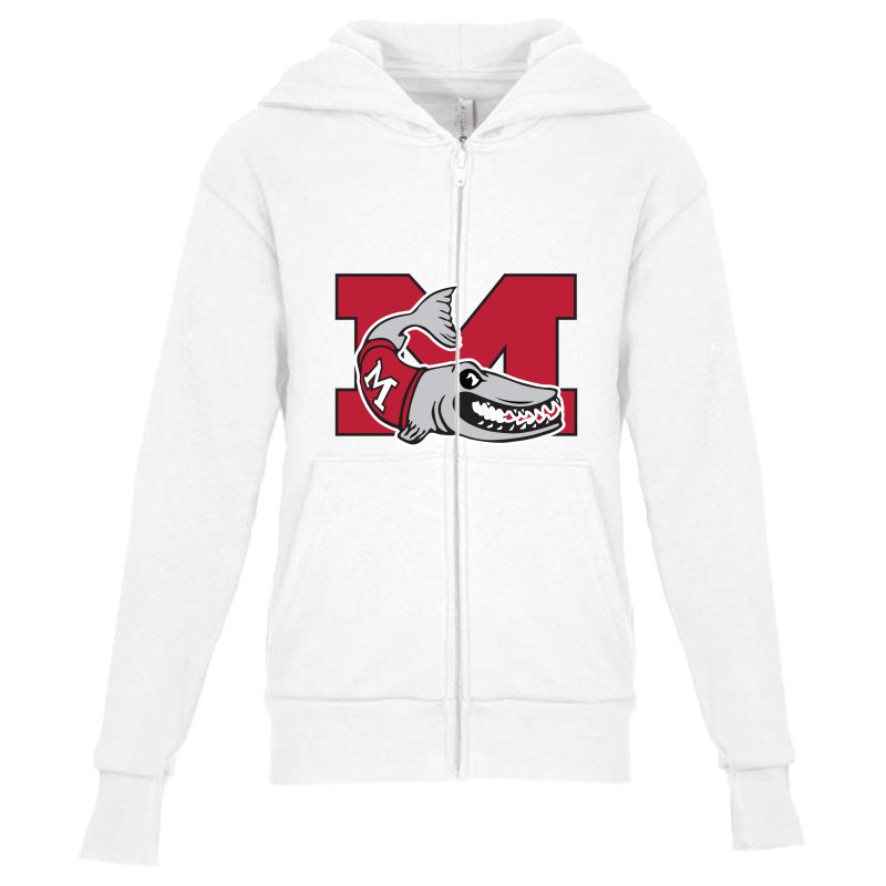 Muskingum Merch, Fighting Muskies Youth Zipper Hoodie by Murielsiul | Artistshot