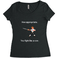 How Appropriate. You Fight Like A Cow. Women's Triblend Scoop T-shirt | Artistshot