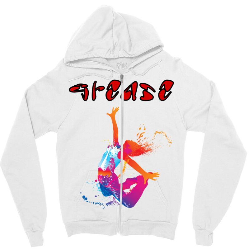 Grease Summer Zipper Hoodie by cm-arts | Artistshot