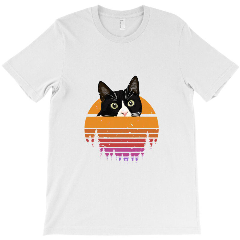 Cat Retro Style Kitten Retro Style Black Cat T-shirt | Artistshot