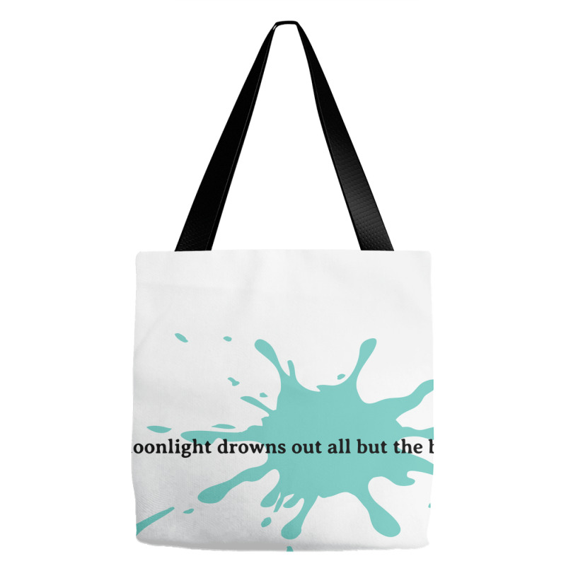 Moonlight Quote Tote Bags | Artistshot