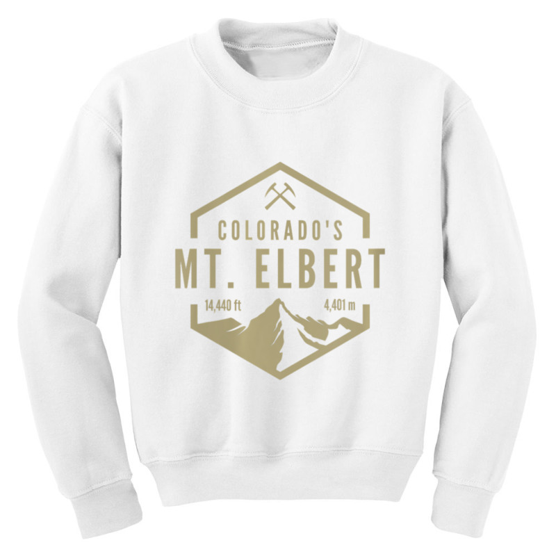 Womens Colorado Mt. Elbert V-neck Youth Sweatshirt by cm-arts | Artistshot